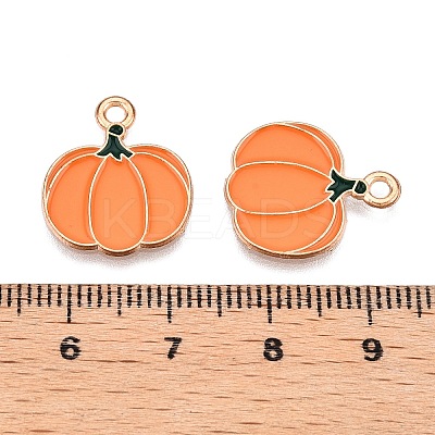 Thanksgiving Day Theme Alloy Enamel Pendants ENAM-T020-35N-1