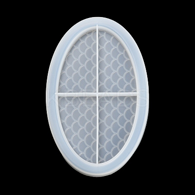 Oval DIY Silicone Jewelry Plate Molds SIMO-P003-01A-1