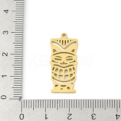 304 Stainless Steel Pendants STAS-U041-03A-G-1