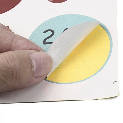 Christmas Advent Calendar Stickers DIY-L050-A09-1