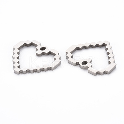 Non-Tarnish 201 Stainless Steel Pendants STAS-N088-29P-NR-1