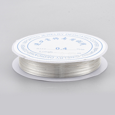 Round Copper Jewelry Wire X-CWIR-Q006-0.5mm-S-1