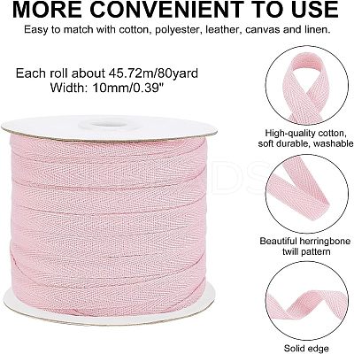 Cotton Twill Tape Ribbons OCOR-WH0058-35C-1