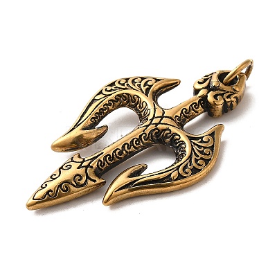 304 Stainless Steel Big Pendants STAS-D091-01AG-1