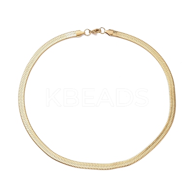 PVD Vacuum Plating 304 Stainless Steel Snake Chains Necklaces NJEW-O058-32G-1