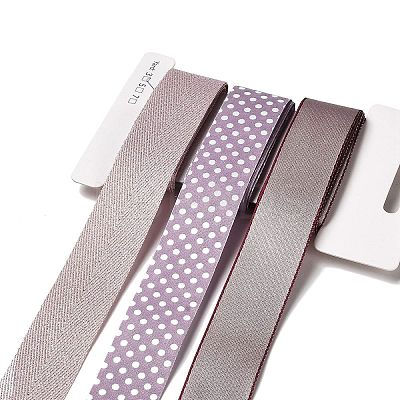9 Yards 3 Styles Polyester Ribbon SRIB-A014-I03-1