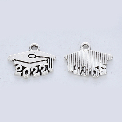 Tibetan Style Alloy Pendants X-TIBE-R316-139AS-RS-1
