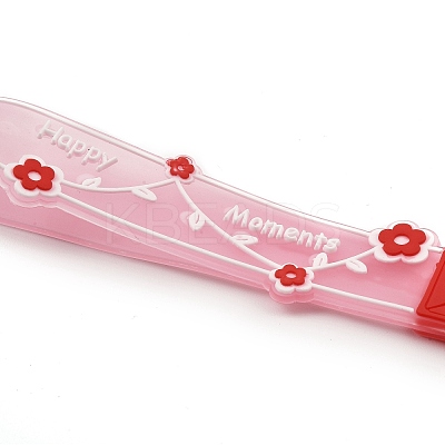Flower PVC Rope Keychains KEYC-B015-01LG-03-1