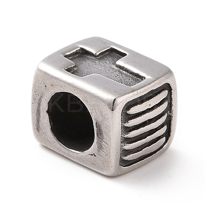 304 Stainless Steel European Beads STAS-M301-40AS-1