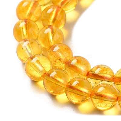 Natural Quartz Crystal Beads Strands G-C076-6mm-6-1