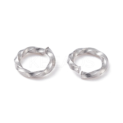 Tarnish Resistant 304 Stainless Steel Open Jump Rings X-STAS-F191-12P-A-1