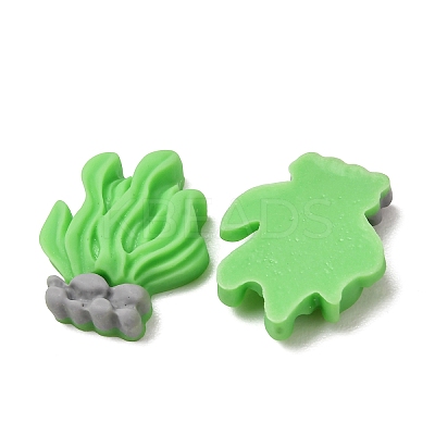 Opaque Resin Cabochons RE-CBA49A8-02-1
