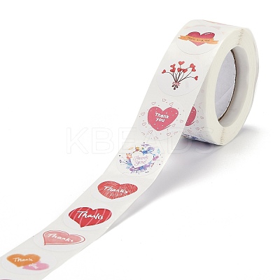 Thank You Theme Self Adhesive Paper Stickers DIY-M023-02A-1