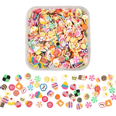 24G Handmade Polymer Clay Nail Art Decoration CLAY-YW0001-17C-1