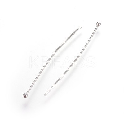 Tarnish Resistant 304 Stainless Steel Ball Head pins LS-STAS-R051-40mm-1