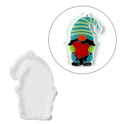 Valentine's Day Theme DIY Pendant Silicone Molds DIY-A021-03-1
