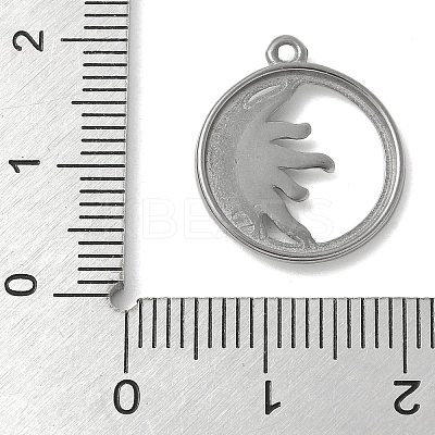 304 Stainless Steel Pendants LS-STAS-L277-02C-P-1