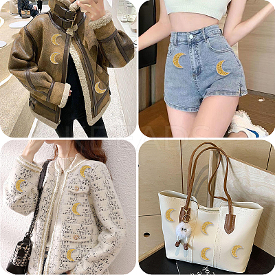 Resin Rhinestone Hotfix Rhinestone Iron on/Sew on Cloth Patches DIY-WH20063-030F-1