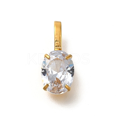 Ion Plating(IP) 304 Stainless Steel Rhinestone Pendants STAS-A104-11G-1