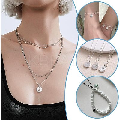 2Pcs 925 Sterling Silver Hollow Flat Round Charms with Jump Rings STER-PH0002-83A-1