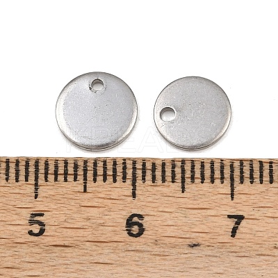 Tarnish Resistant 201 Stainless Steel Stamping Blank Tag Pendants STAS-Q025-1-1