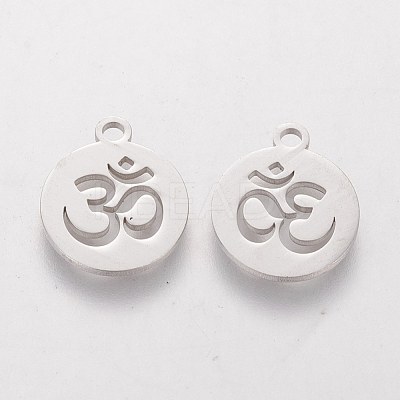 Non-Tarnish 304 Stainless Steel Charms STAS-Q201-T054-1
