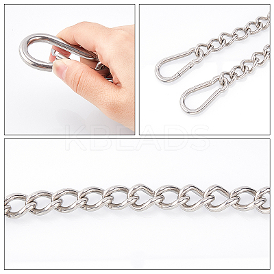 304 Stainless Steel Bearing Chain STAS-WH0023-15-1