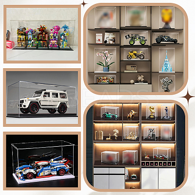 Acrylic Display Boxes CON-WH0089-163B-1