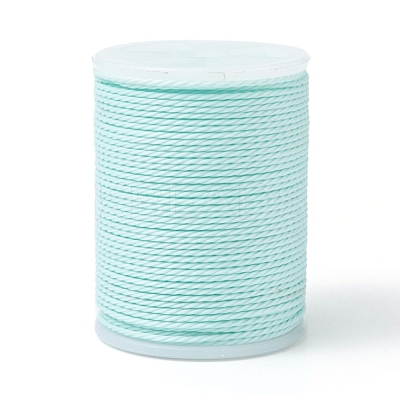 Round Waxed Polyester Cord YC-G006-01-1.0mm-31-1