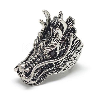 Alloy Rhinestones Finger Rings RJEW-S038-117-20mm-1