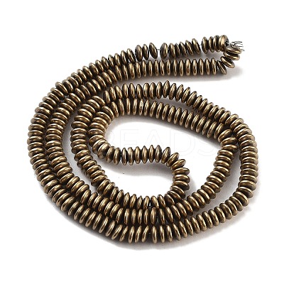 Electroplated Synthetic Non-magnetic Hematite Beads Strands G-P545-A01-01A-1