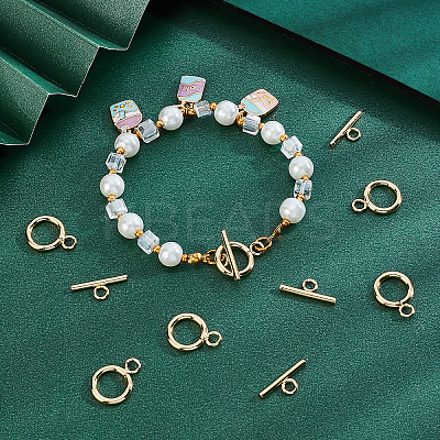 Brass Toggle Clasps KK-BBC0001-97-1