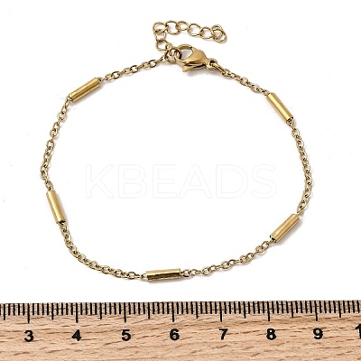 304 Stainless Steel Link Bracelets BJEW-A051-01G-1