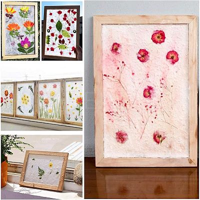 Wooden Paper Making LS-DIY-WH0171-49A-1