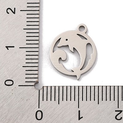 Non-Tarnish 201 Stainless Steel Charms LS-STAS-U016-06P-01-1