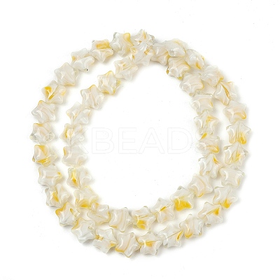 Handmade Millefiori Glass Beads Strands LAMP-H067-01A-1