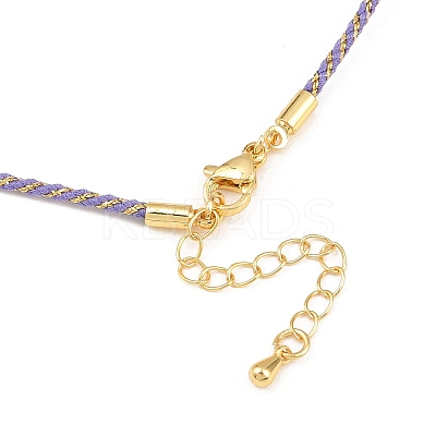 2MM Nylon Braided Cord Necklace Making MAK-A019-02G-17-1