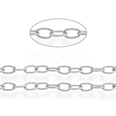 Tarnish Resistant 304 Stainless Steel Cable Chains CHS-L024-013A-1
