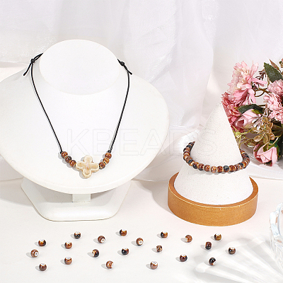 120Pcs Handmade Porcelain Beads PORC-PA0001-30B-1