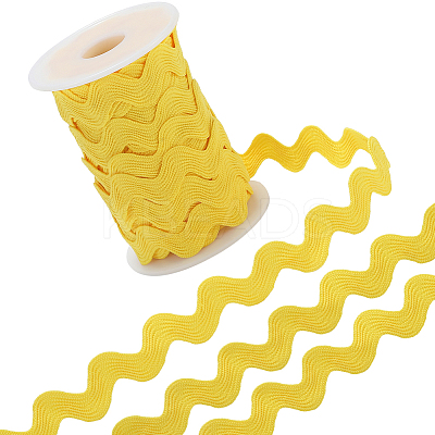 Polyester Wave Lace Trim Ribbon OCOR-GF0004-36B-11-1