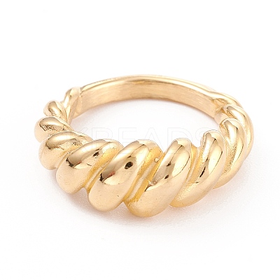 Ion Plating(IP) Unisex 304 Stainless Steel Finger Rings X-RJEW-Z008-08B-G-1