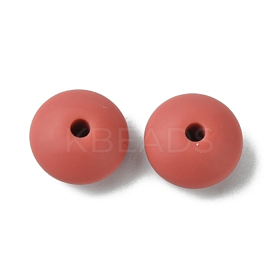Rondelle Food Grade Eco-Friendly Silicone Focal Beads SIL-F003-07B-1