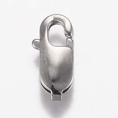 Tarnish Resistant 316 Surgical Stainless Steel Lobster Claw Clasps STAS-Z013-02C-1