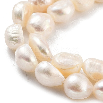 Natural Cultured Freshwater Pearl Beads Strands PEAR-P062-28B-1