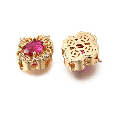 Brass Glass Beads KK-M318-46G-01-1