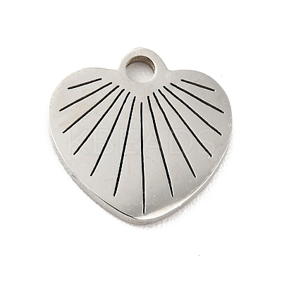 Non-Tarnish 201 Stainless Steel Pendants STAS-E015-08P-1