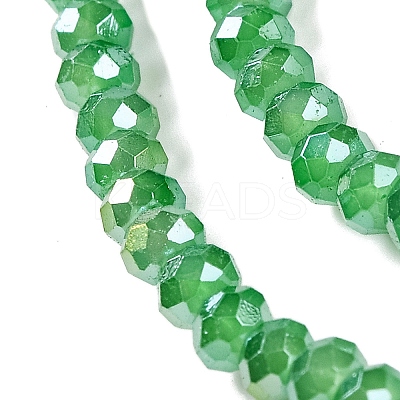 Baking Electroplate Glass Beads Strands DGLA-A039-J2MM-B03-1