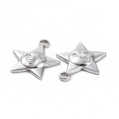 Non-Tarnish 304 Stainless Steel Pendants STAS-C003-14P-1