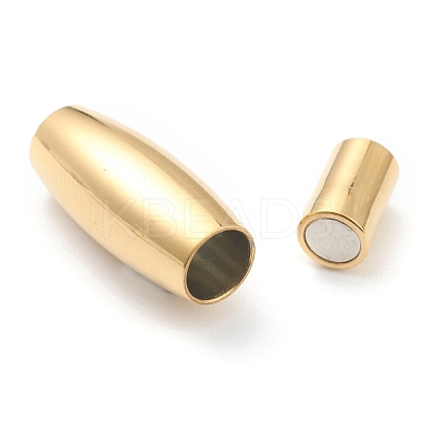 Ion Plating(IP) 304 Stainless Steel Magnetic Clasps STAS-O148-08C-G-1