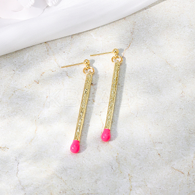 Fashionable Casual Simple Stick Stud Earrings XQ7587-1